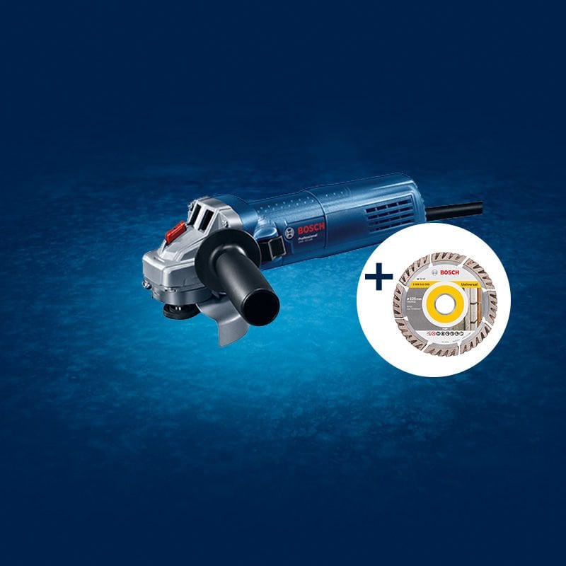 BOSCH GWS 750-125 mm. 750 W Profesyonel Avuç Taşlama (Karton Kutu İçerisinde) 0 601 394 00D (Elmas Kesme Diski Hediyeli)